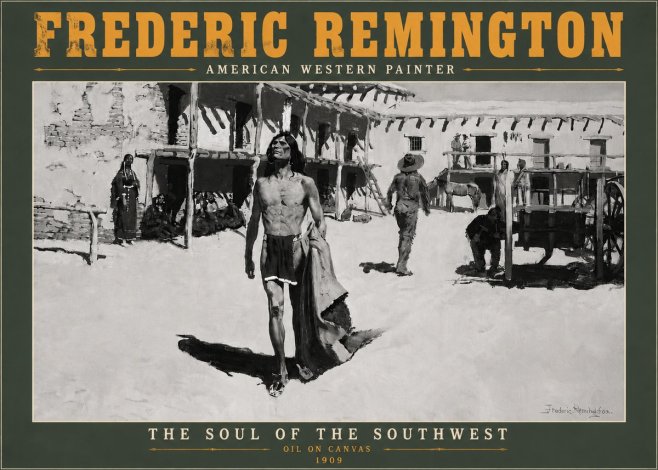 Frederic Remington The Soul of the Southwest No5 - Plakat