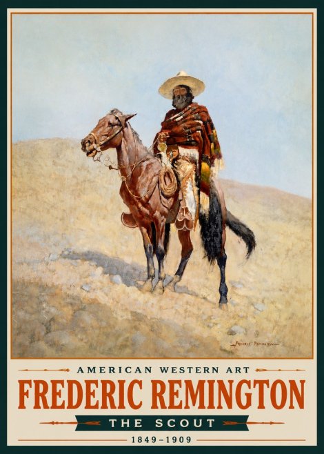 Frederic Remington The Scout I No5 - Plakat