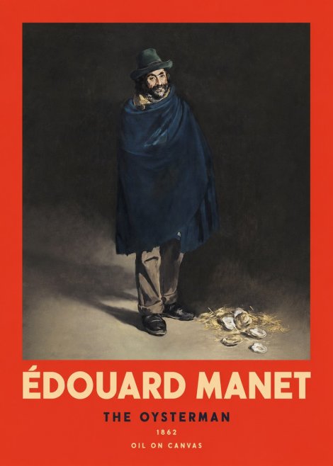 Édouard Manet The Oysterman No2 - Plakat