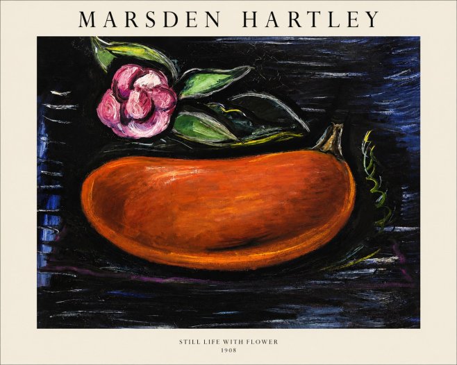 Marsden Hartley Still Life with Flower No1 - Plakat