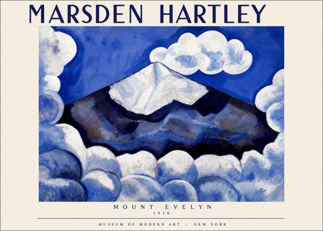 Marsden Hartley Mount Evelyn No4 - Plakat