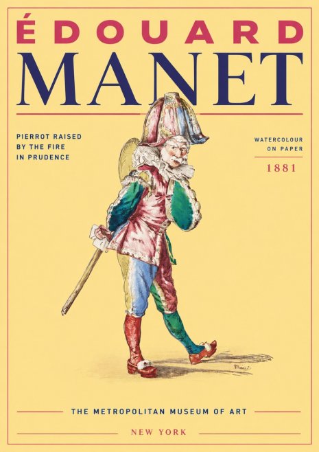Édouard Manet Pierrot Raised by the Fire in Prudence No4 - Plakat