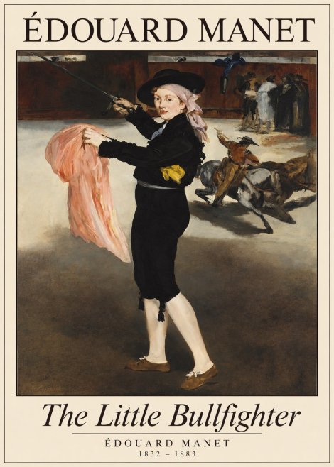 Édouard Manet The Little Bullfighter No1 - Plakat