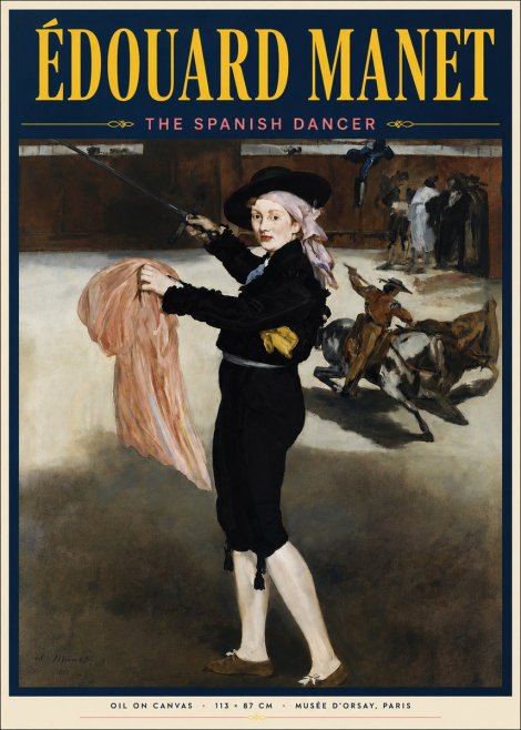 Édouard Manet The Little Bullfighter No4 - Plakat