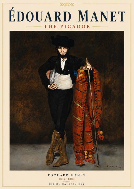 Édouard Manet The Picador No4 - Plakat