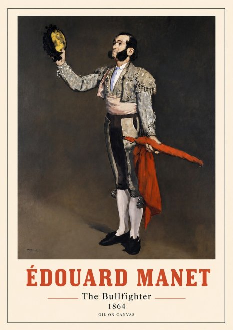 Édouard Manet The Bullfighter No4 - Plakat