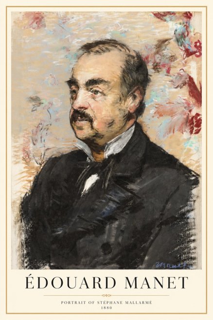 Édouard Manet Portrait of Stéphane Mallarmé I No1 - Plakat