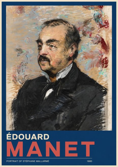 Édouard Manet Portrait of Stéphane Mallarmé I No2 - Plakat