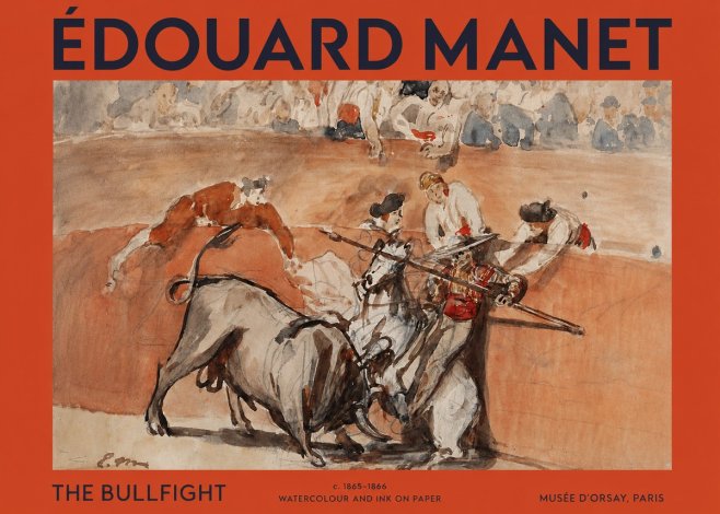 Édouard Manet The Bullfight I No2 - Plakat