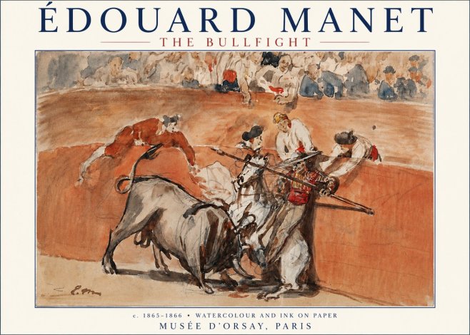 Édouard Manet The Bullfight I No3 - Plakat
