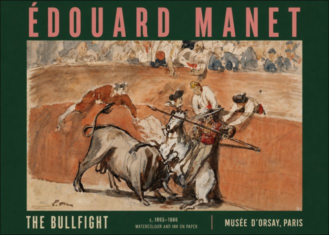Édouard Manet The Bullfight I No5 - Plakat
