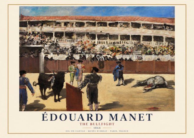 Édouard Manet The Bullfight II No1 - Plakat