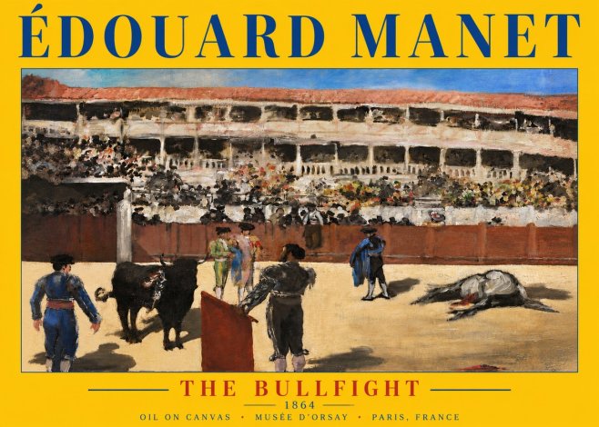 Édouard Manet The Bullfight II No5 - Plakat