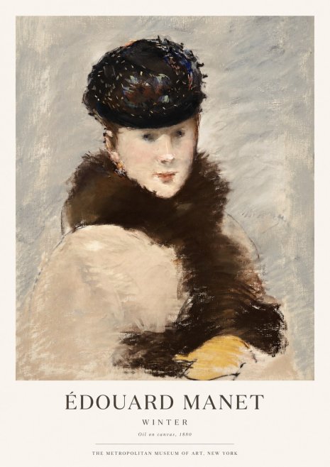 Édouard Manet Winter No1 - Plakat