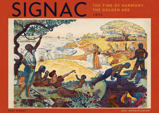 Signac The Time of Harmony: the Golden Age No3 - Plakat