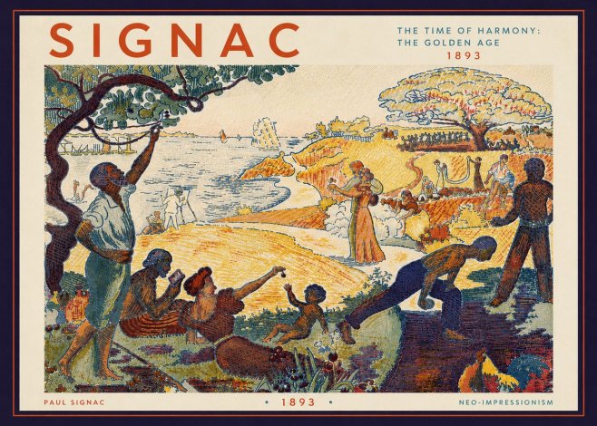 Signac The Time of Harmony: the Golden Age No6 - Plakat