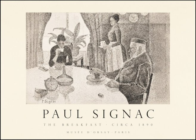Signac The Breakfast No1 - Plakat