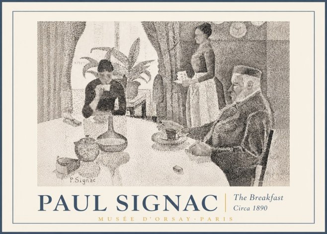 Signac The Breakfast No2 - Plakat