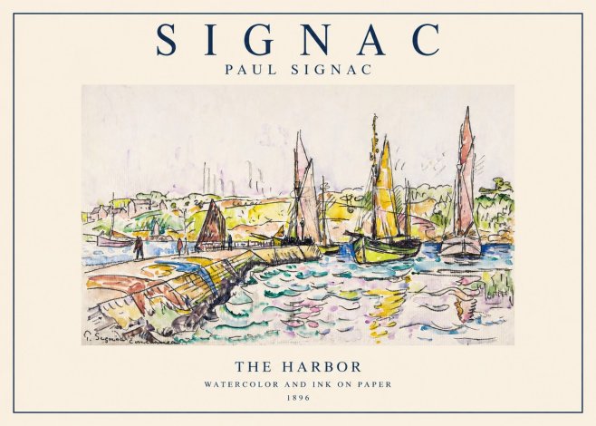 Signac The Harbor No1 - Plakat