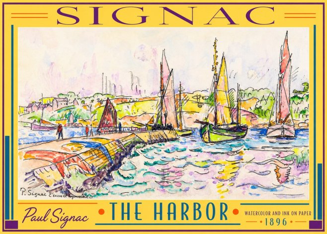 Signac The Harbor No2 - Plakat