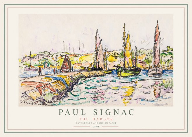 Signac The Harbor I No3 - Plakat