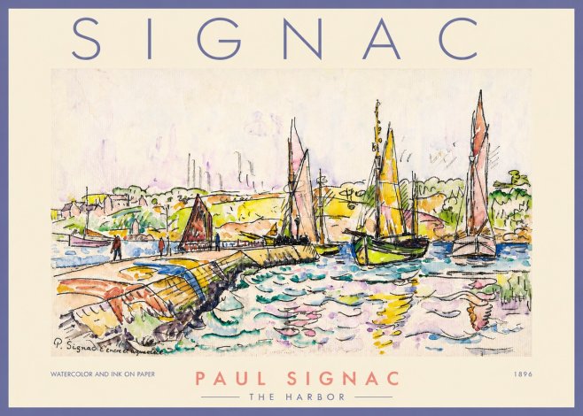 Signac The Harbor No4 - Plakat