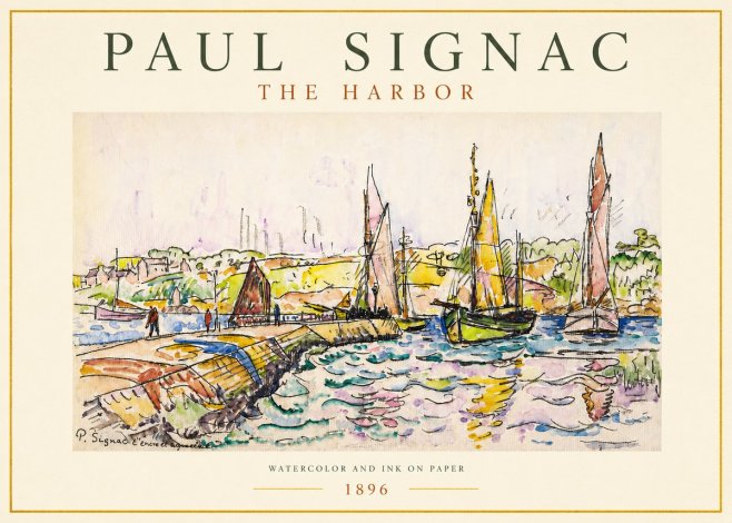 Signac The Harbor No5 - Plakat