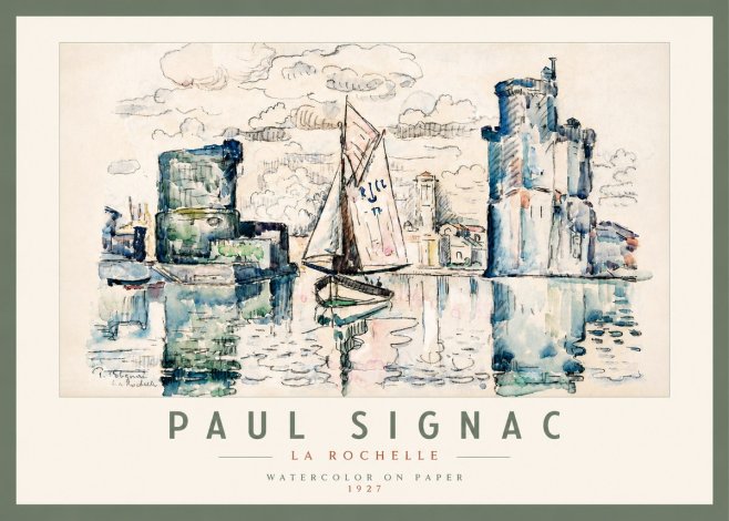 Signac La Rochelle No6 - Plakat