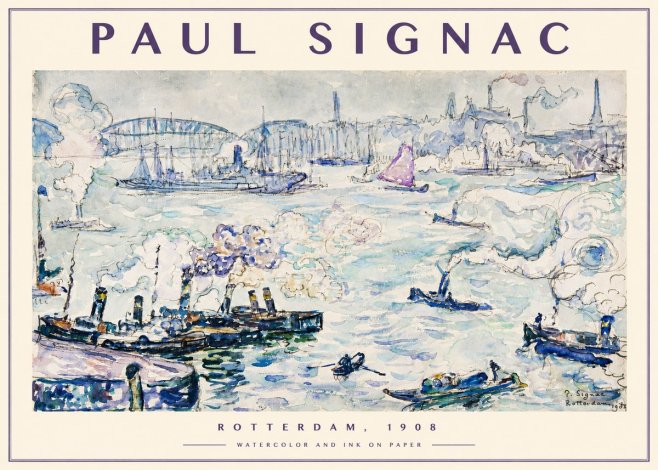 Signac Rotterdam, 1908 No4 - Plakat
