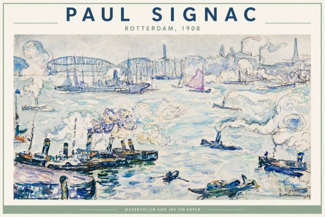 Signac Rotterdam, 1908 No6 - Plakat