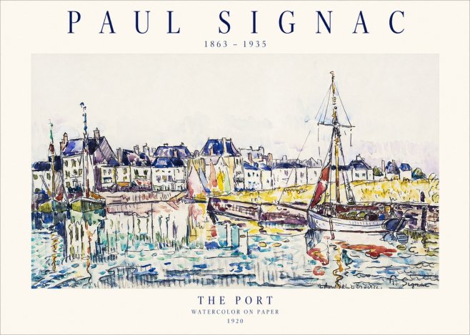 Signac The Port No1 - Plakat