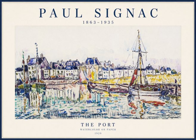 Signac The Port No2 - Plakat