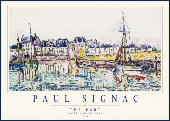 Signac The Port No4 - Plakat