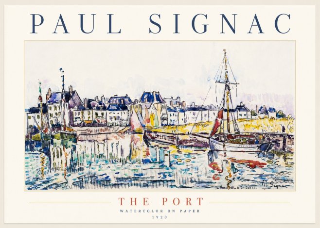 Signac The Port I No5 - Plakat