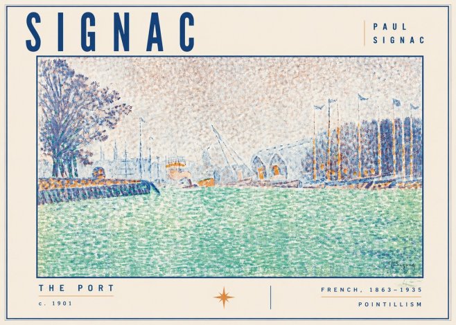 Signac The Port No3 - Plakat