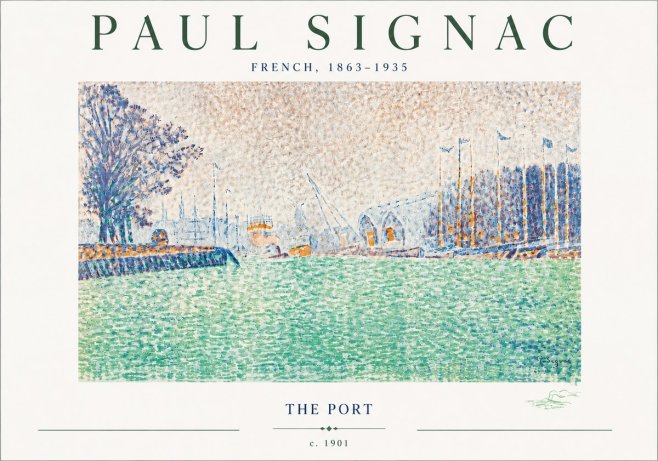Signac The Port No4 - Plakat