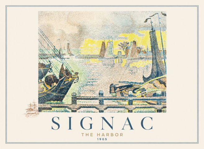 Signac The Harbor No1 - Plakat
