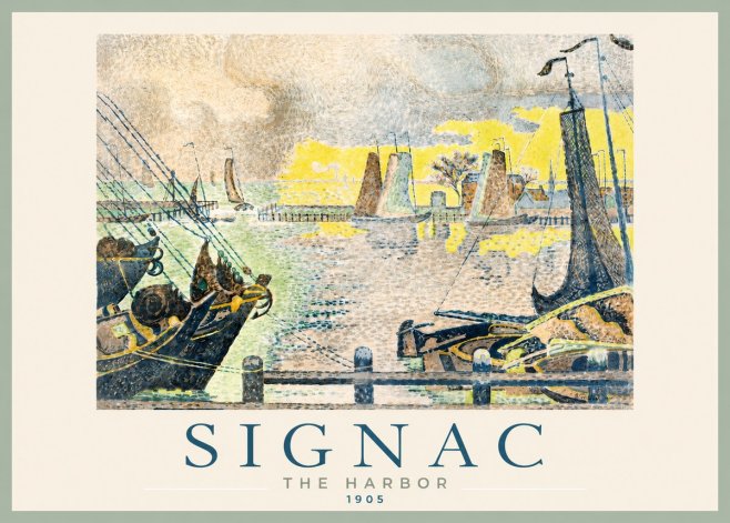 Signac The Harbor No2 - Plakat