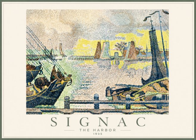 Signac The Harbor No4 - Plakat