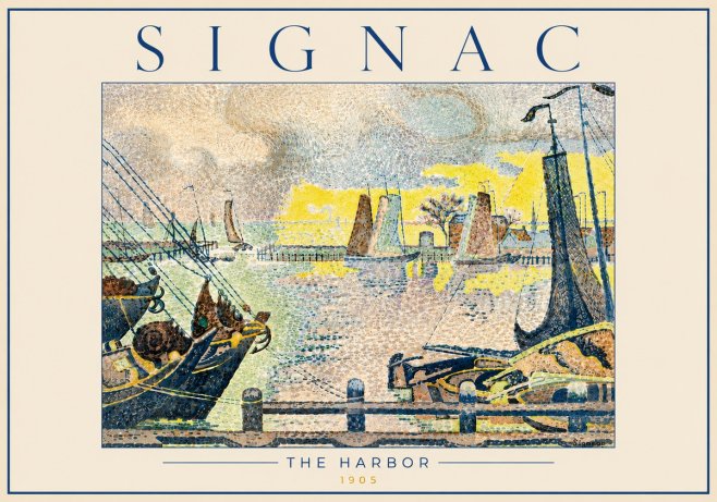 Signac The Harbor III No6 - Plakat