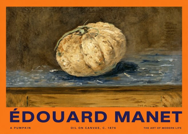 Édouard Manet A Pumpkin No2 - Plakat