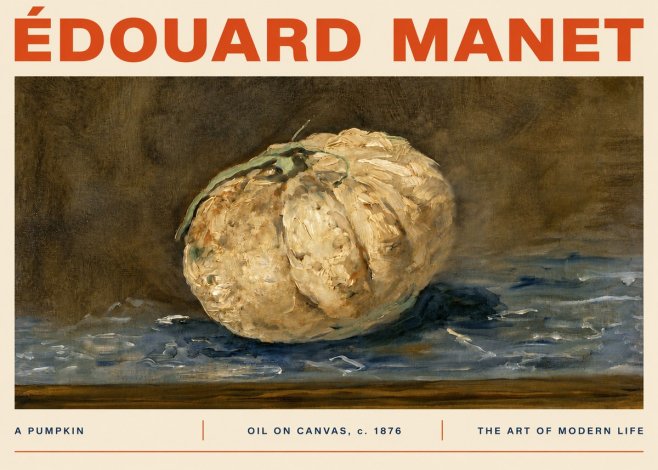 Édouard Manet A Pumpkin No4 - Plakat