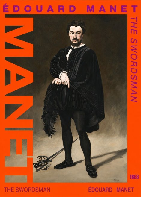 Édouard Manet The Swordsman No2 - Plakat