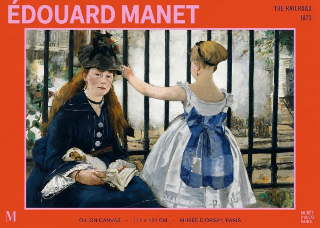 Édouard Manet The Railroad No2 - Plakat