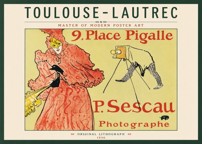 Toulouse-Lautrec 9. Place Pigalle No3 - Plakat