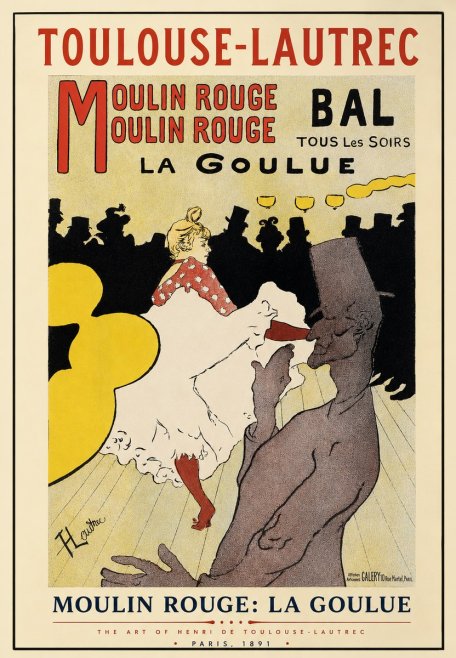 Toulouse-Lautrec Moulin Rouge: La Goulue No3 - Plakat