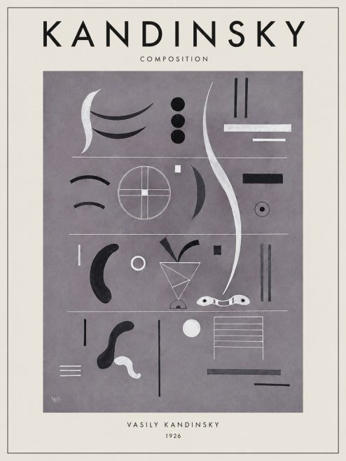Kandinsky Composition I No1 - Plakat