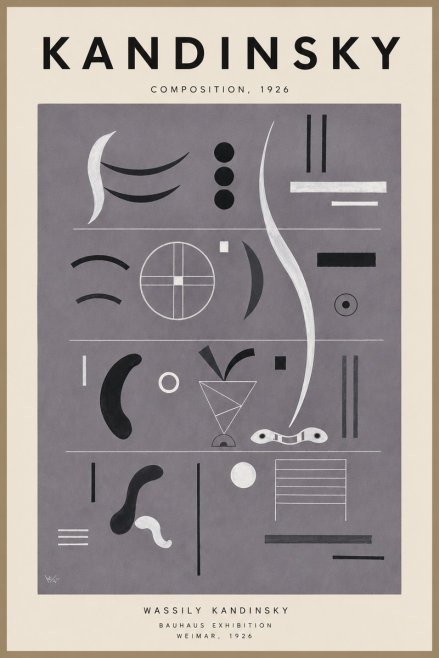 Kandinsky Composition I No5 - Plakat