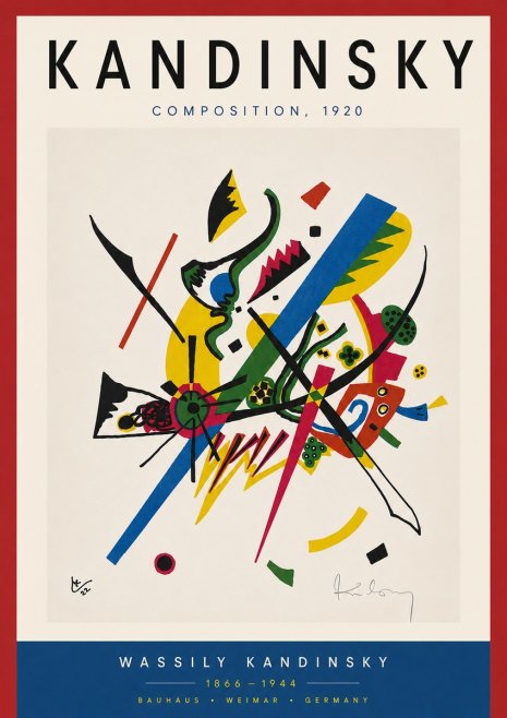 Kandinsky Composition, 1920 No6 - Plakat