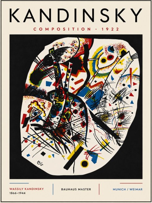 Kandinsky Composition 1922 No6 - Plakat